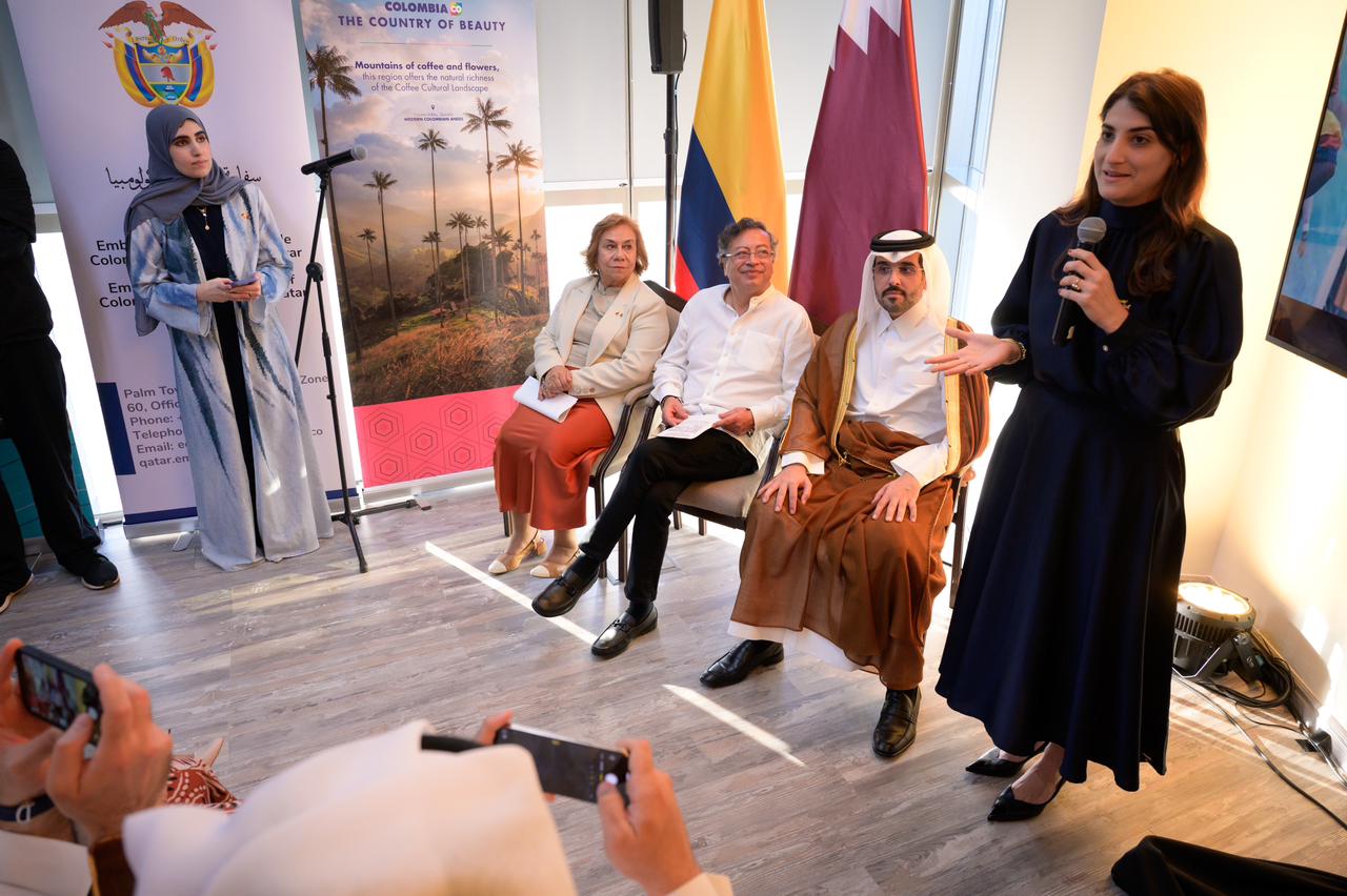 Inauguración de la embajada de Colombia en Catar